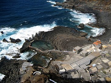 Ferienhaus in Frontera - Im Vulkanfluss-Badeplatz