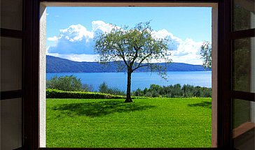 Ferienwohnung in Toscolano Maderno - Blick zur Ostseite