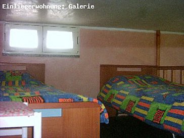 Ferienwohnung in Gonnesa - Ein Highligt: die Galerie mit zwei Einzelbetten