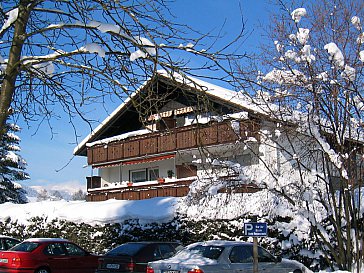 Ferienwohnung in Fischen im Allgäu - Haus im Winter