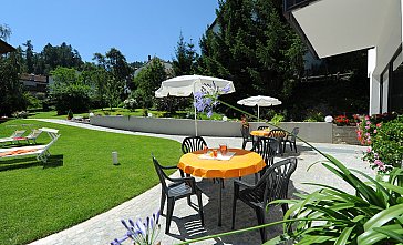 Ferienwohnung in Prad am Stilfserjoch - Terrasse und Garten