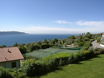 Ferienwohnung in Toscolano Maderno - Die Tennisplätze