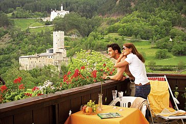 Ferienwohnung in Mals-Burgeis - Panoramabalkon