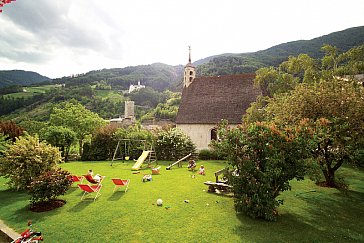 Ferienwohnung in Mals-Burgeis - Spielwiese Sonnenhof mit Panoramablick