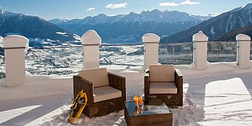 Ferienwohnung in Mals-Burgeis - Panorama im Winter