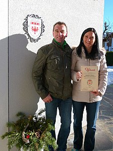 Ferienwohnung in Schlaiten - Auszeichnung - 4 Edelweiss für unser Haus