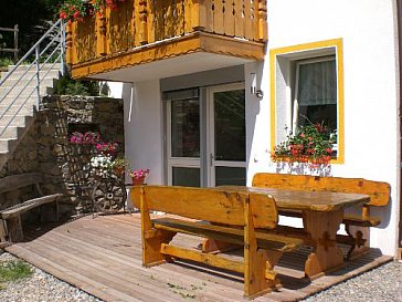 Ferienwohnung in Reschen - Gartentisch