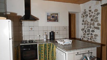 Ferienwohnung in La Motte du Caire - Die Küche