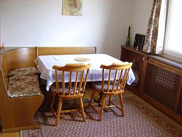 Ferienwohnung in Samedan - Esstisch