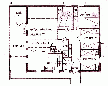 Ferienhaus Grundrissplan 1