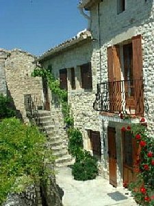 Ferienhaus in Uzès-Blauzac - Häuserfront