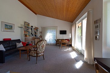 Ferienhaus in Fürstenaubruck - Wohnzimmer mit Kamin