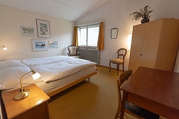 Ferienhaus in Fürstenaubruck - Schlafzimmer gelb