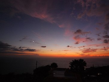 Ferienhaus in Puerto Naos - Sonnenuntergang