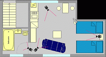 Ferienwohnung Grundrissplan 1