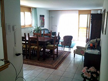 Ferienwohnung in Leukerbad - Wohnzimmer