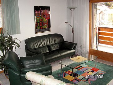 Ferienwohnung in Leukerbad - Wohnzimmer