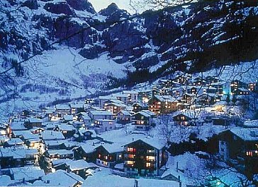 Ferienwohnung in Leukerbad - Winter in Leukerbad