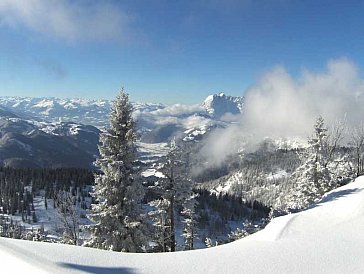 Ferienwohnung in Leukerbad - Schnee im Wallis