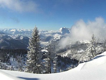 Ferienwohnung in Leukerbad - Schnee im Wallis