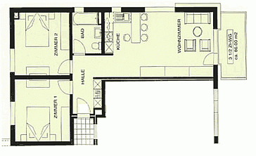 Ferienwohnung Grundrissplan 1