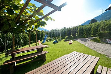 Ferienwohnung in Kastelbell-Tschars - Garten