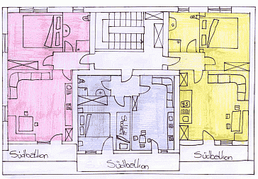 Ferienwohnung Grundrissplan 1