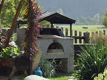 Ferienwohnung in Mals-Laatsch - Gartensitzplatz mit Grill