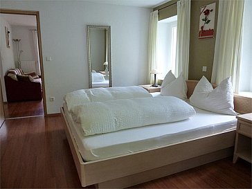 Ferienwohnung in Sulden - Schlafzimmer im Appartement Tabaretta