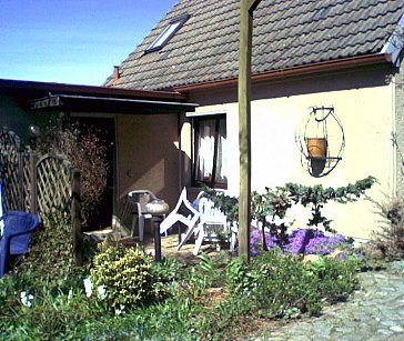 Ferienhaus in Stralsund - Terrasse