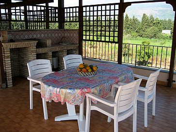 Ferienwohnung in Fiumefreddo di Sicilia - Dachterrasse mit Barbecue