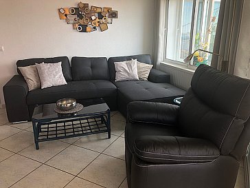 Ferienhaus in Calpe - Wohnzimmer der oberen Wohnung