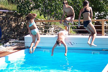 Ferienwohnung in Kastelbell-Tschars - Solar beheiztes Freibad