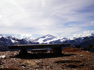 Ferienwohnung in Martell - Blick ans TALENDE