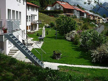 Ferienwohnung in Scuol - Ansicht Südseite