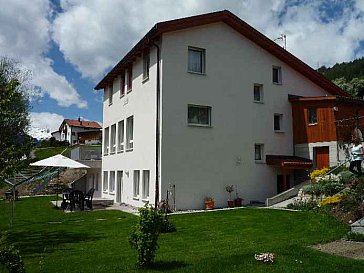 Ferienwohnung in Scuol - Ansicht Sommer