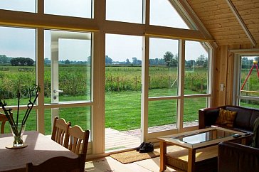 Ferienhaus in Schönberg - Helles Wohnzimmer mit super Aussicht