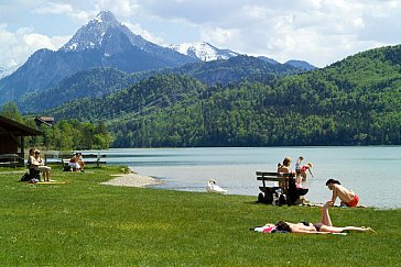 Ferienwohnung in Füssen - Strand