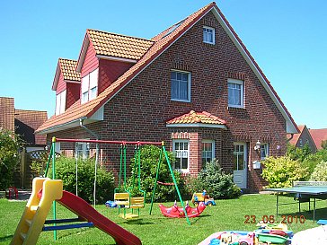 Ferienhaus in Krummhörn-Hamswehrum - Ferienhaus Sonne-Deichblick