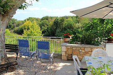 Ferienwohnung in Cornillon - Moulin de Cazernau und die Cèze