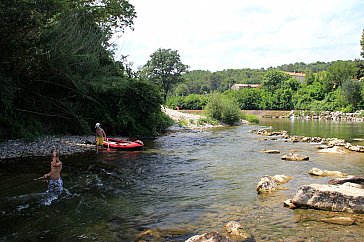 Ferienwohnung in Cornillon - Moulin de Cazernau und die Cèze