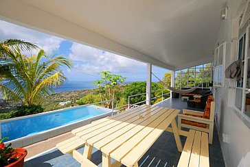 Ferienhaus in Port Mathurin - Terrasse