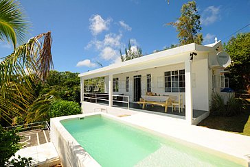 Ferienhaus in Port Mathurin - Terrasse