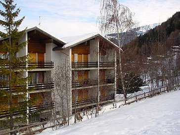 Ferienwohnung in Haute-Nendaz - Hausansicht Winter