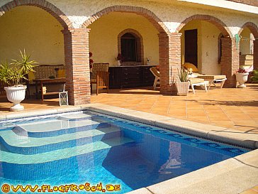 Ferienhaus in Almuñécar - Poolterrasse zum Entspannen