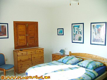 Ferienhaus in Almuñécar - Schlafzimmer mit Doppelbet