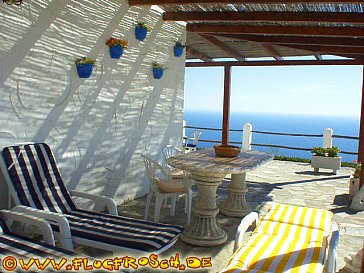 Ferienhaus in Almuñécar - Schattige Terrasse