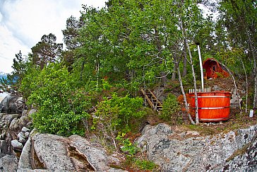 Ferienhaus in Balestrand - Holzbadezuber und Sauna