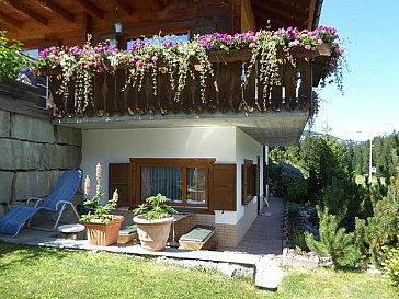 Ferienwohnung in Lenzerheide - Terrasse