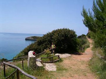 Ferienwohnung in Marina di Camerota - Wanderweg entlang der Küste